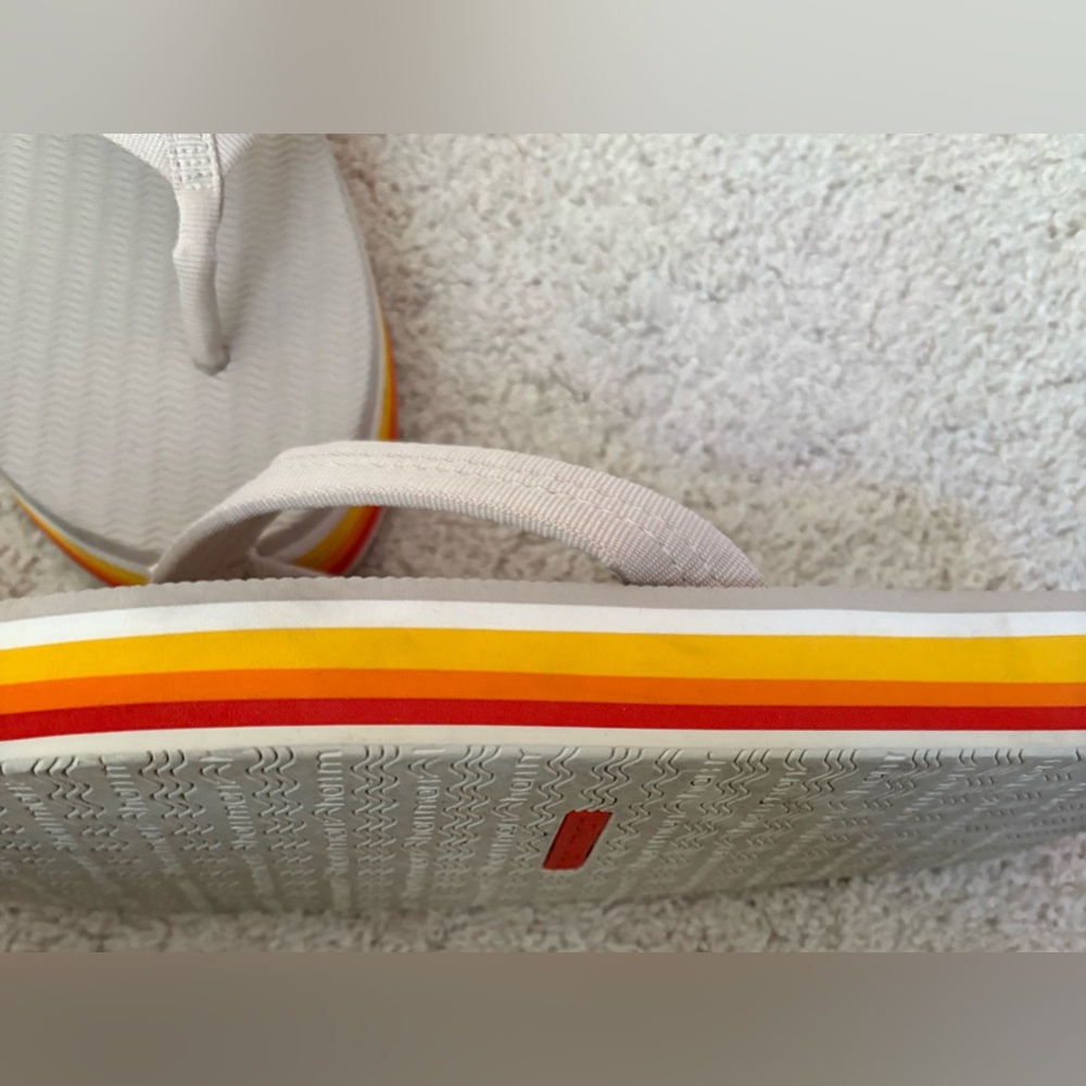 Hair Mari flip flops, size 10